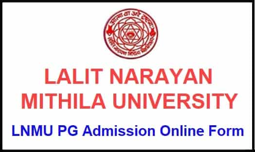 LNMU PG Admission Online Form