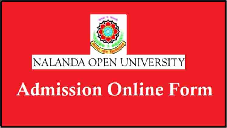 Nalanda Open University Admission Online Form