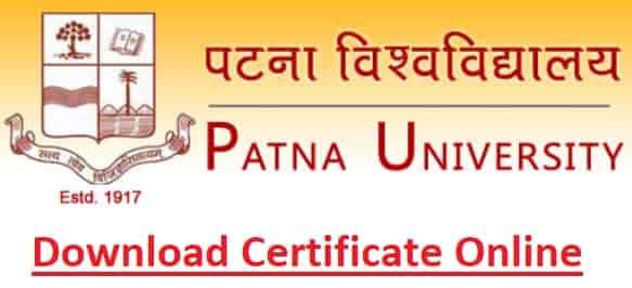 Patna University Download Online Certificate