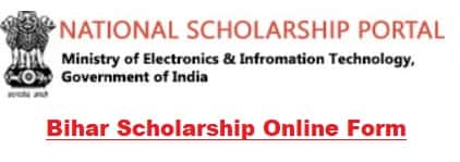 Bihar University College Central Sector Scheme Scholarship form