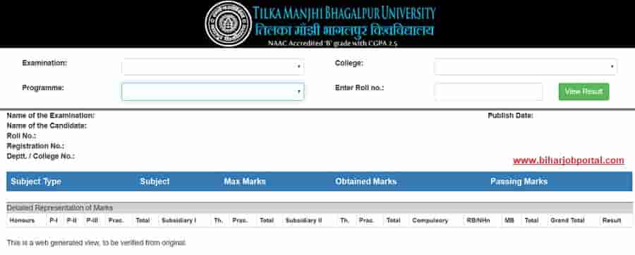 TMBU Result