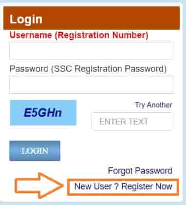 SSC CGL Online Registration Form