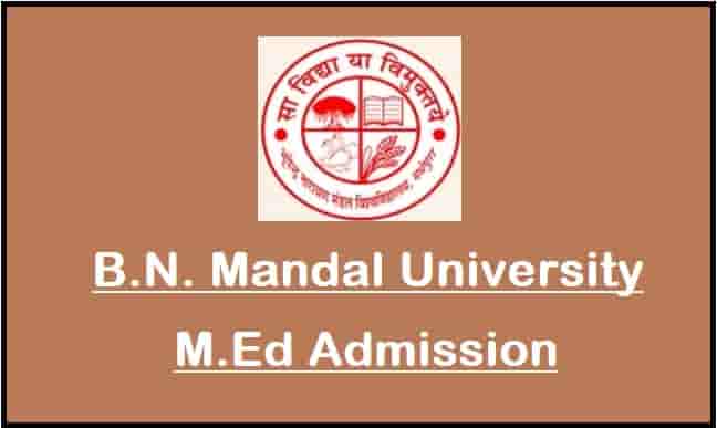 BNMU M.Ed Admission Online Form