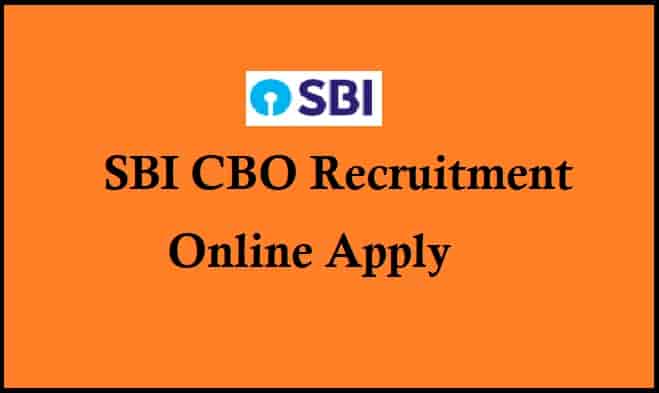 SBI CBO Recruitment