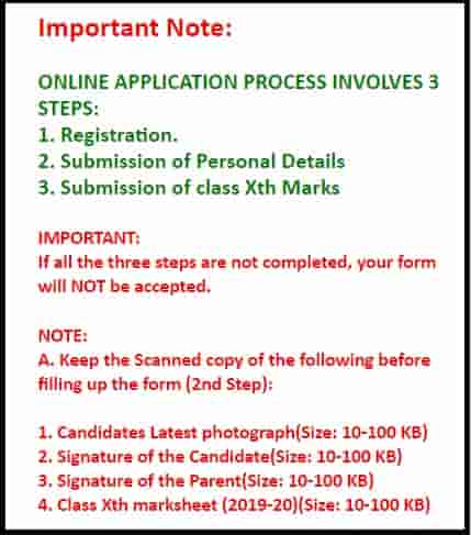 JNV 11th Class Admission Document Required