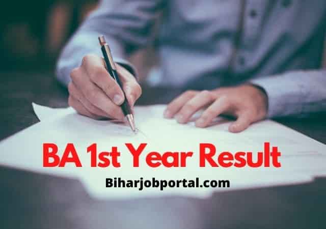 BA 1st Year Result