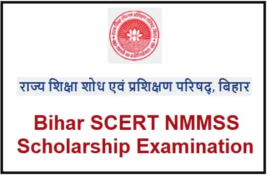 Bihar SCERT NMMSS Scholarship Examination