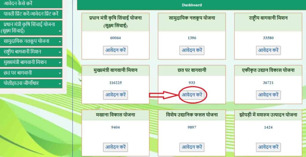 Bihar Krishi Chhat Par Bagwani Yojana Online Apply