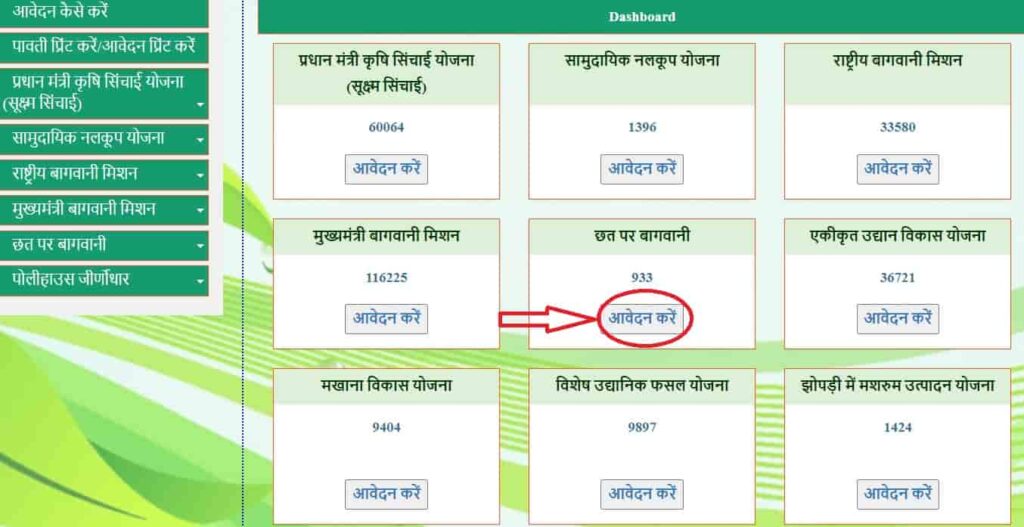 Bihar Krishi Chhat Par Bagwani Yojana Online Apply