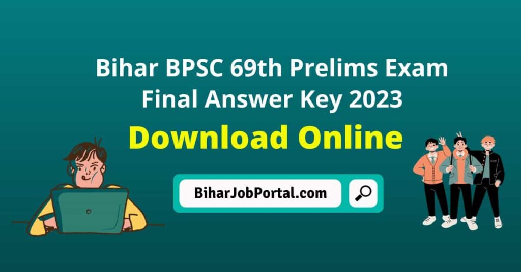 Bihar BPSC 69th Prelims Exam Final Answer Key 2023