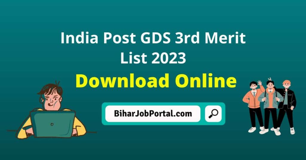 India Post GDS 3rd Merit List 2023