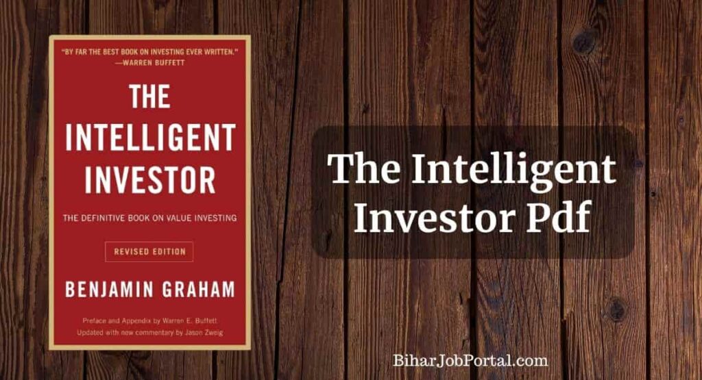 The Intelligent Investor Pdf