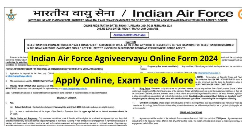 IAF Agniveervayu 2024