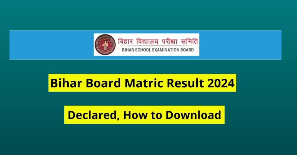 Bihar Board Matric Result