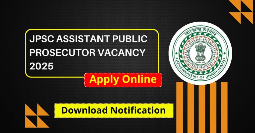 JPSC Assistant Public Prosecutor Vacancy 2025
