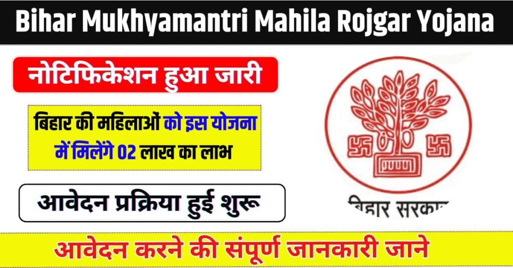 Bihar Mukhyamantri Mahila Rojgar Yojana 2025