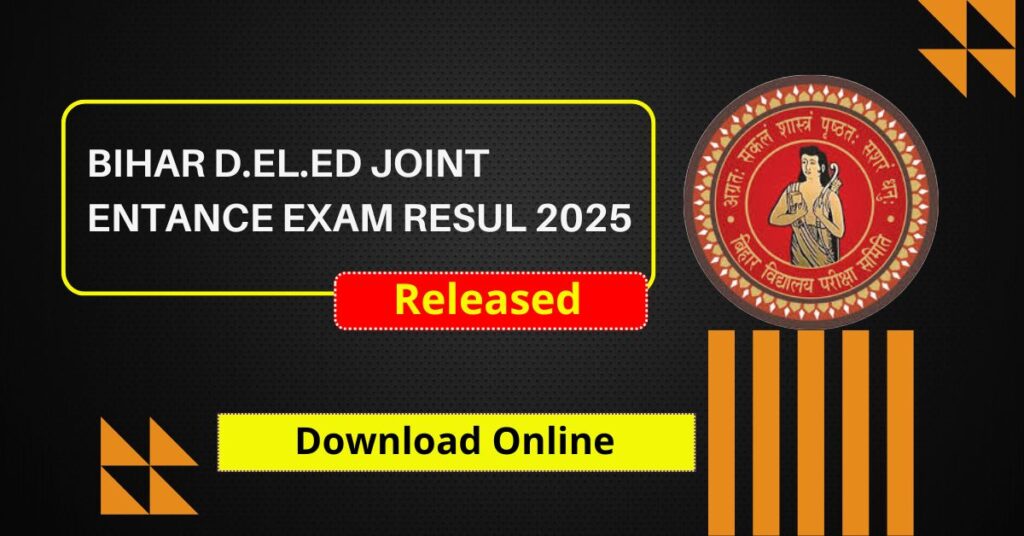 Bihar DElEd Result 2025