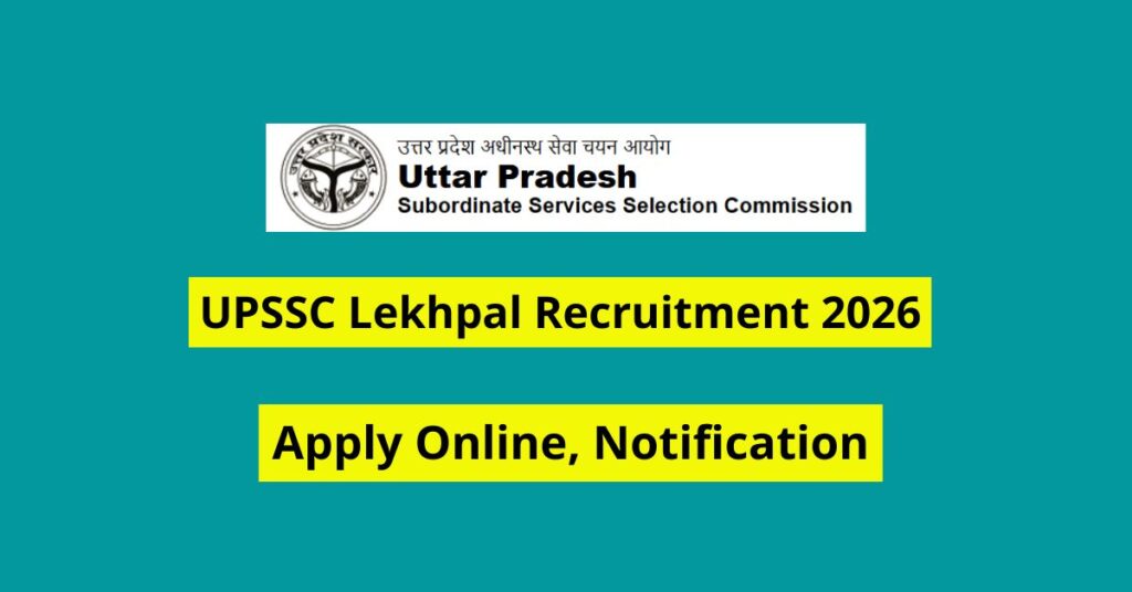 UPSSC Lekhpal Recruitment 2026