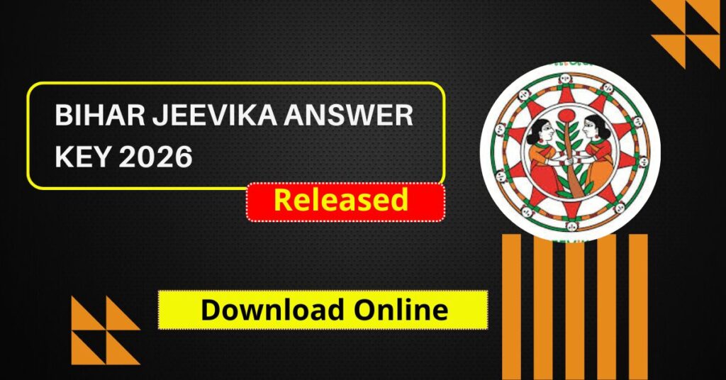 Bihar Jeevika Answer key 2026