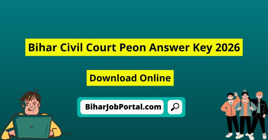 Bihar Civil Court Peon Answer Key 2026