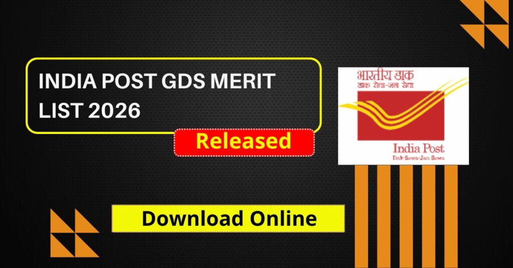 India Post GDS 1st Merit List 2026